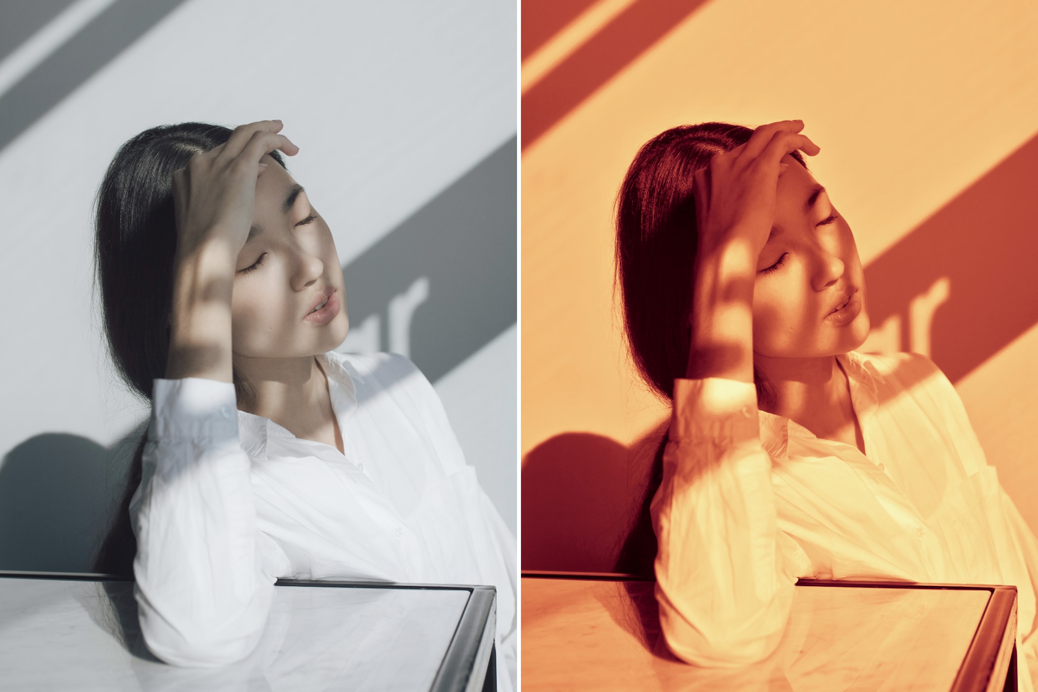 Photomator/Pixelmator Duotone preset effect. Example #2