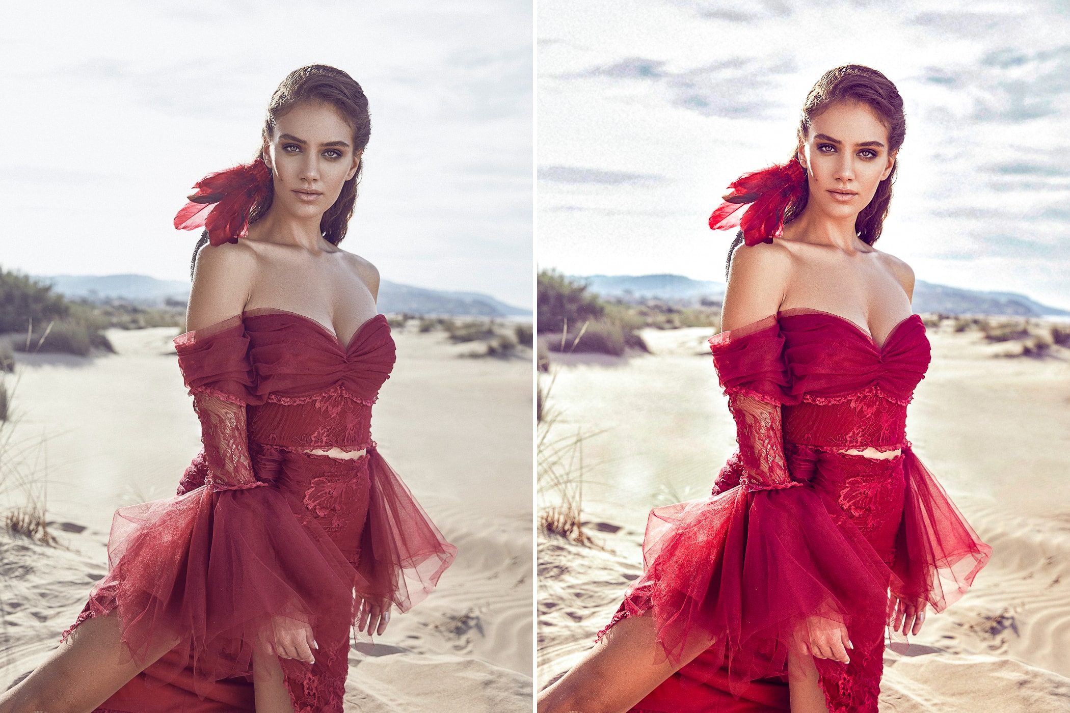 Photomator/Pixelmator Fashion preset effect. Example #2