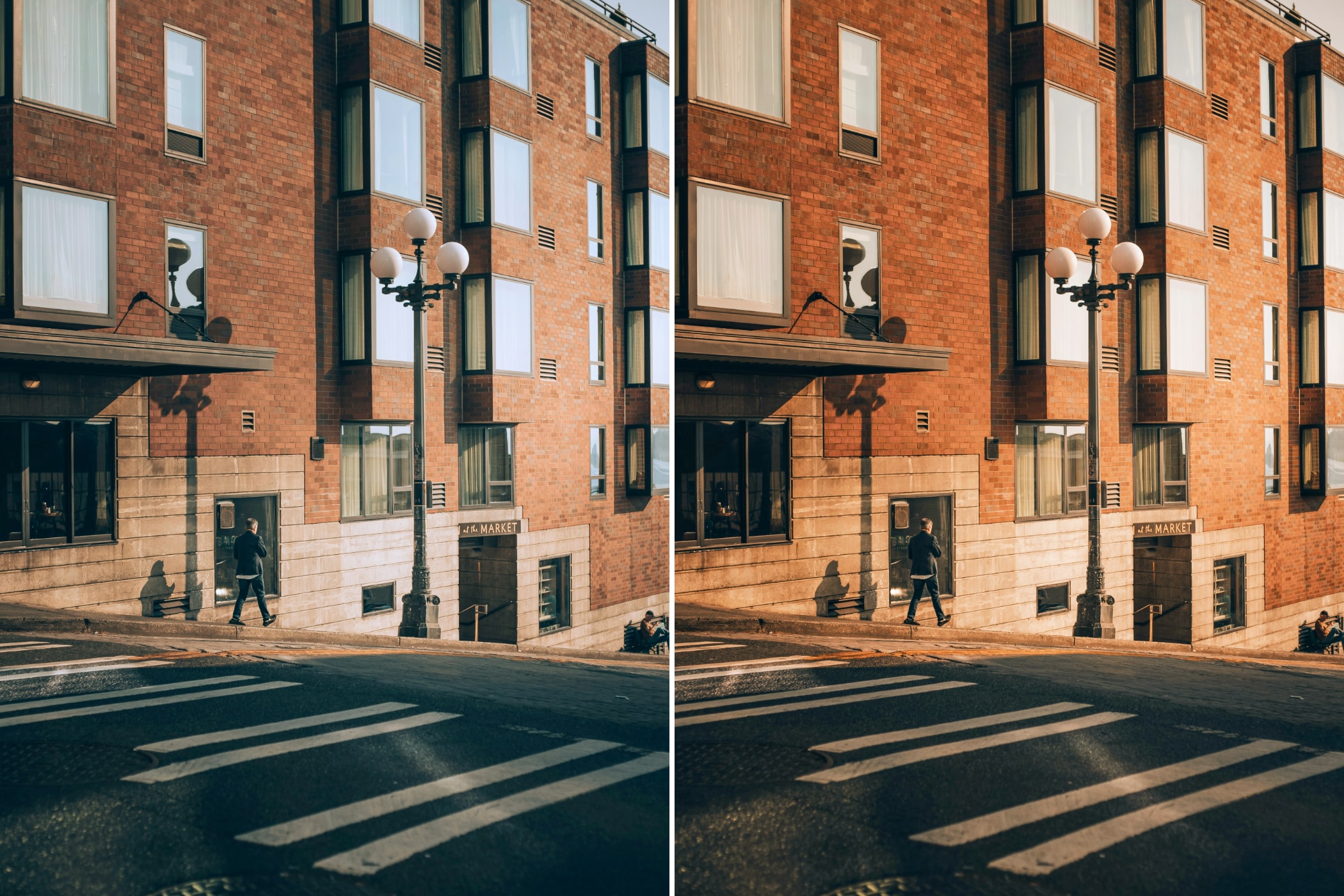 Photomator/Pixelmator Golden Hour preset effect. Example #1