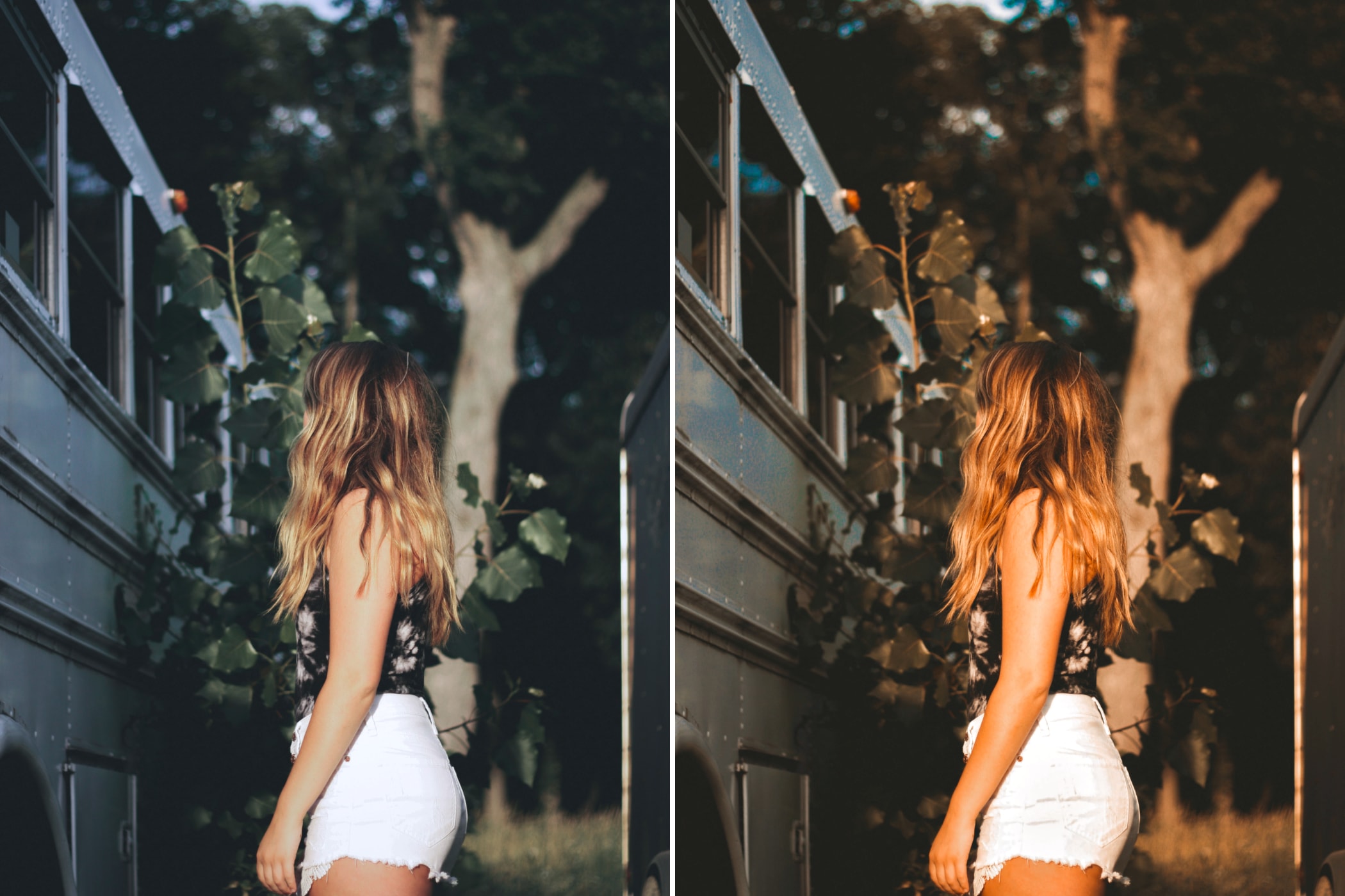Photomator/Pixelmator Golden Hour preset effect. Example #2