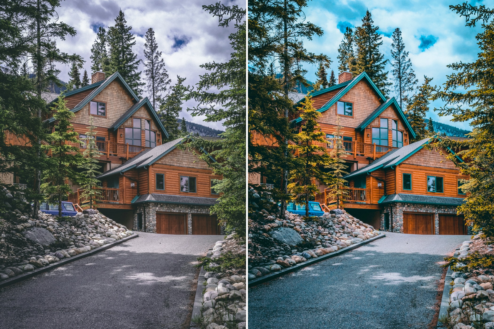 Photomator/Pixelmator Real Estate preset effect. Example #1