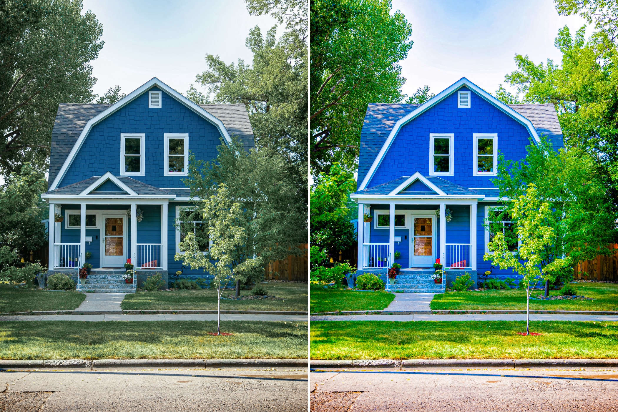 Photomator/Pixelmator Real Estate preset effect. Example #2