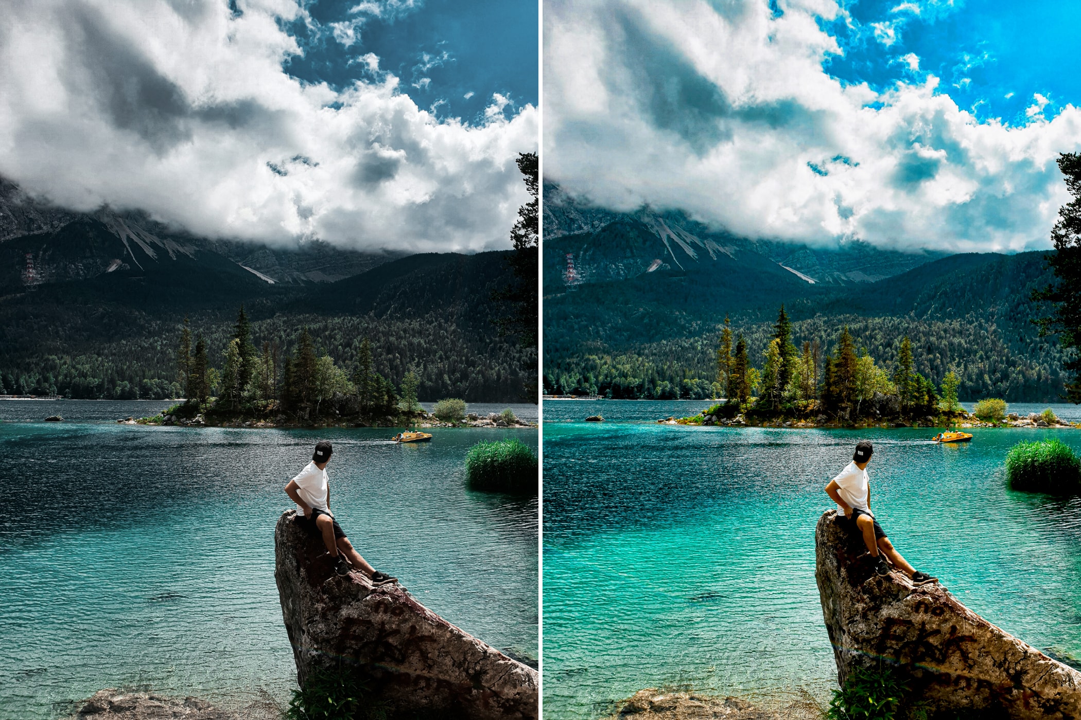 Photomator/Pixelmator Traveler preset effect. Example #1