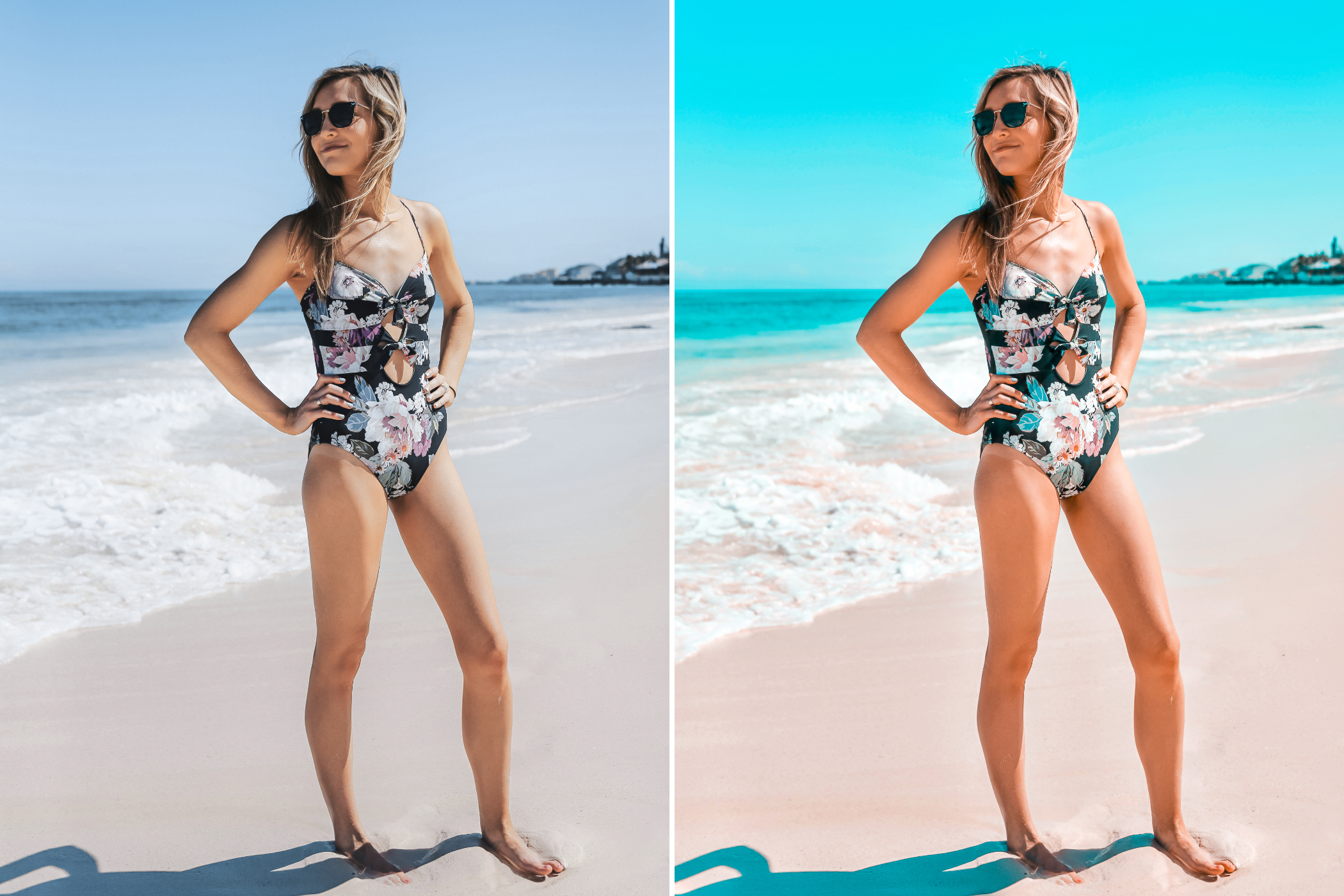 Photomator/Pixelmator Tropical preset effect. Example #2